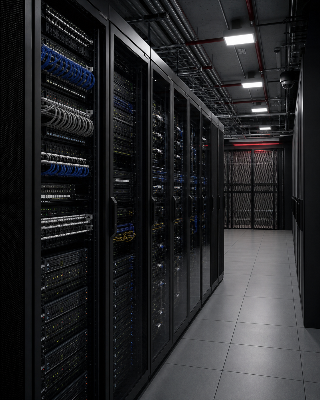 Projeto técnico 3D de data center